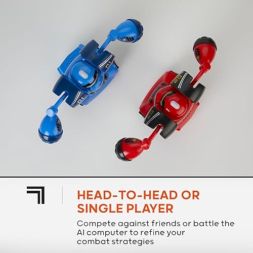 Miniatura 6 de Sharper Image Juego de combate de robots exclusivo de Tienda 2023 2 jugadores con control remoto RC robots de batalla, luces LED y efectos de