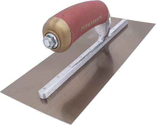 Miniatura 3 de MARSHALLTOWN Paleta de acabado de hormigón, 13 pulgadas x 5 pulgadas, oro Permashape roto en la hoja, fabricado en los Estados Unidos, PB13GSD