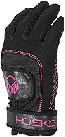Vista 4 de HO Pro Grip - Guantes de esquí acuático para mujer, color negro/rosa, talla L