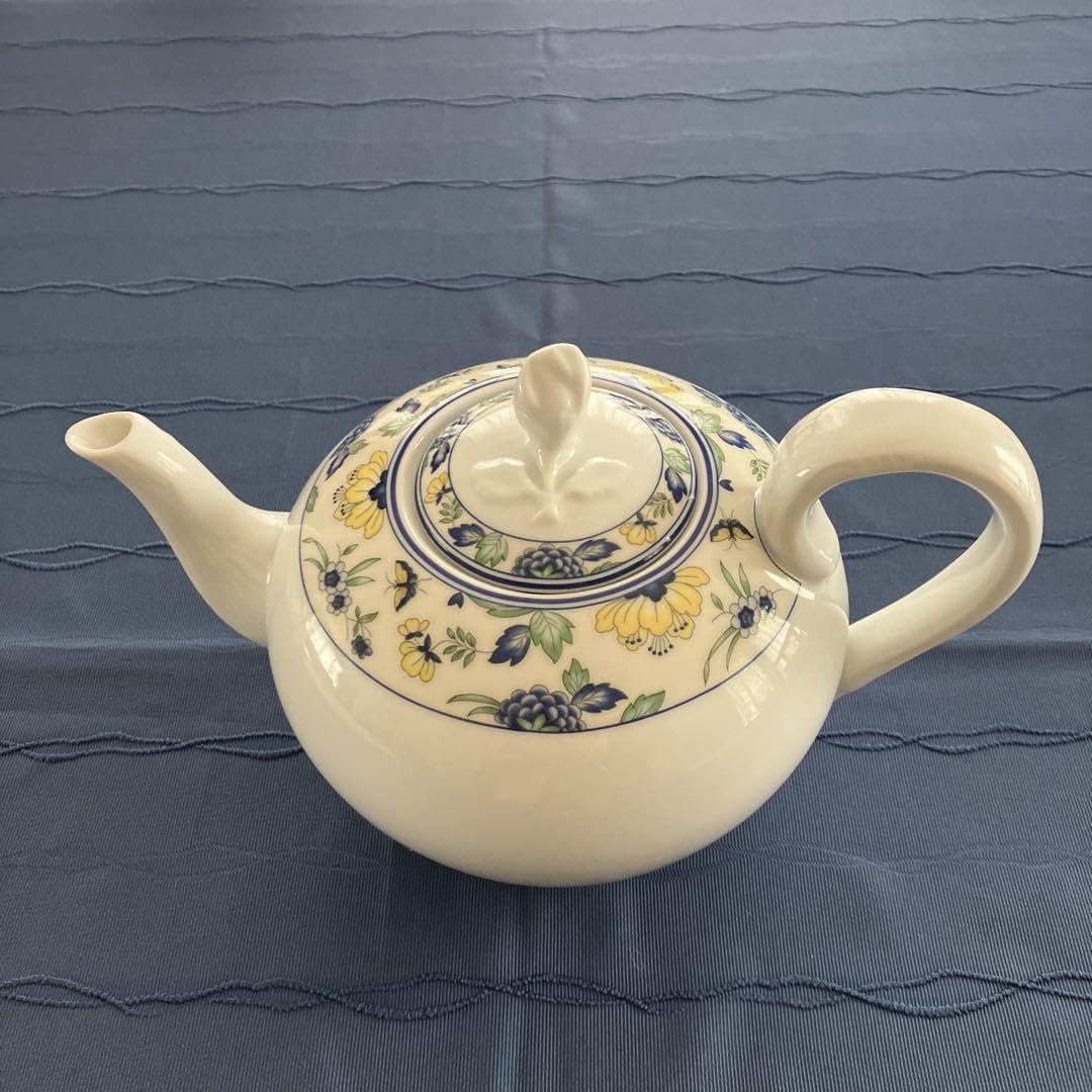 【美品】フッチェンロイター★パピヨン★パーティプレート Amazon.co.jp: フッチェンロイター パピヨン ティーポット ケーキ皿2枚