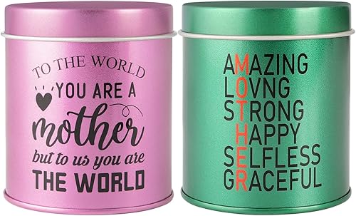 Regalos para el día de la madre, 2 paquetes de velas de aromaterapia vainilla y soja de primavera, regalos divertidos para mamá, para relajación,