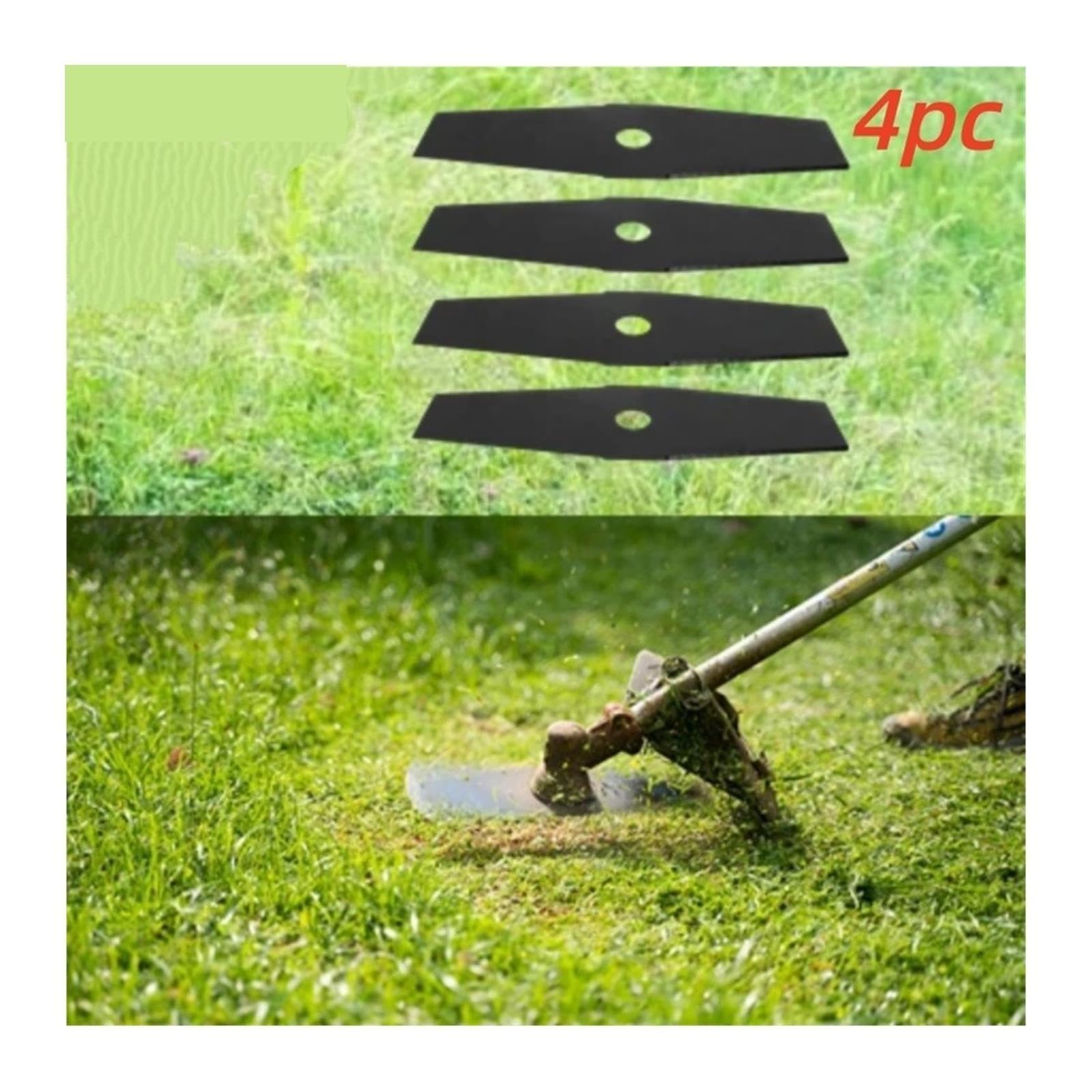 HIZON 1/4 Uds desbrozadora Cuchilla Weed Eater Sting Trimmer