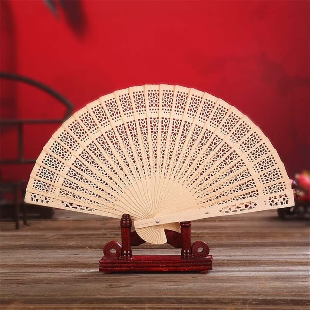 Chinese Fan Vintage Handhold Black Color Paper Uppper Folding Fans For Dance Wedding Party Home Decor