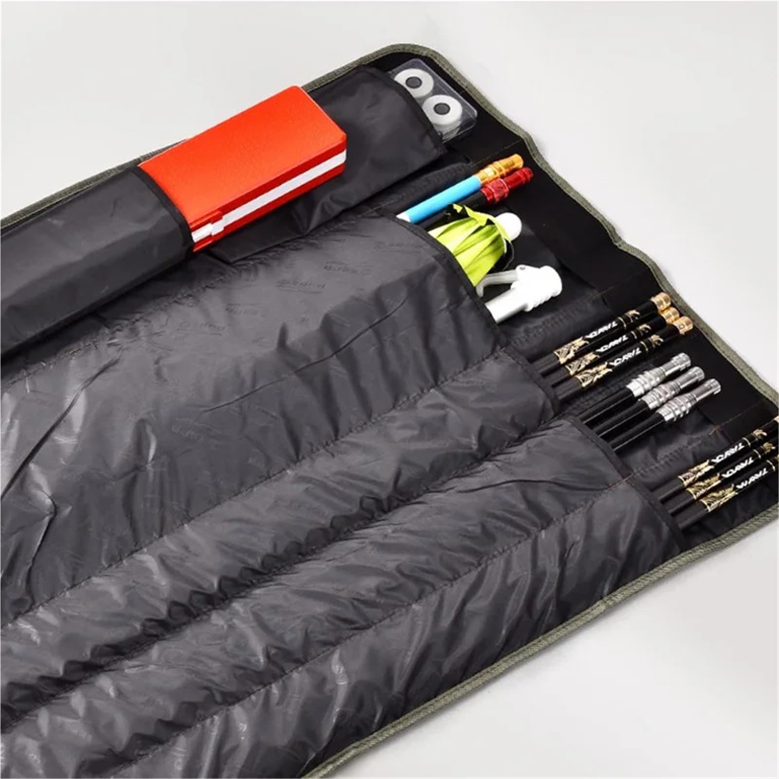 Angeltasche 120 cm 130 150 Leinwand Angeln Tasche Wasserdicht Angelrute Regenschirm Tackle Getriebe Lagerung Fall Tragbare Roll-Up Schulter Taschen