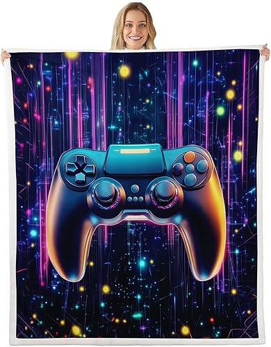 Miniatura 16 de Castle Fairy Rustic Musical Kids Plush Blanket,Guitar Bass Instruments Print Bed Blanket Art Home Decor,Retro Note Boho Ethnic Plaid Modern Fuzzy