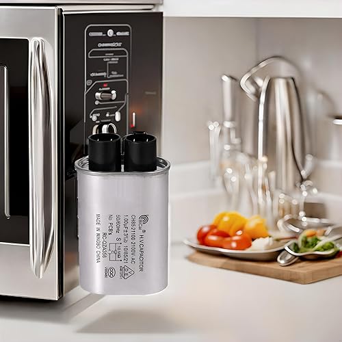 Miniatura 9 de Condensador universal de microondas MFD de 1/4" 1.00 uF compatible con GE Samsung LG Media Hair Amana Kenmore Mayta y Whirlpool