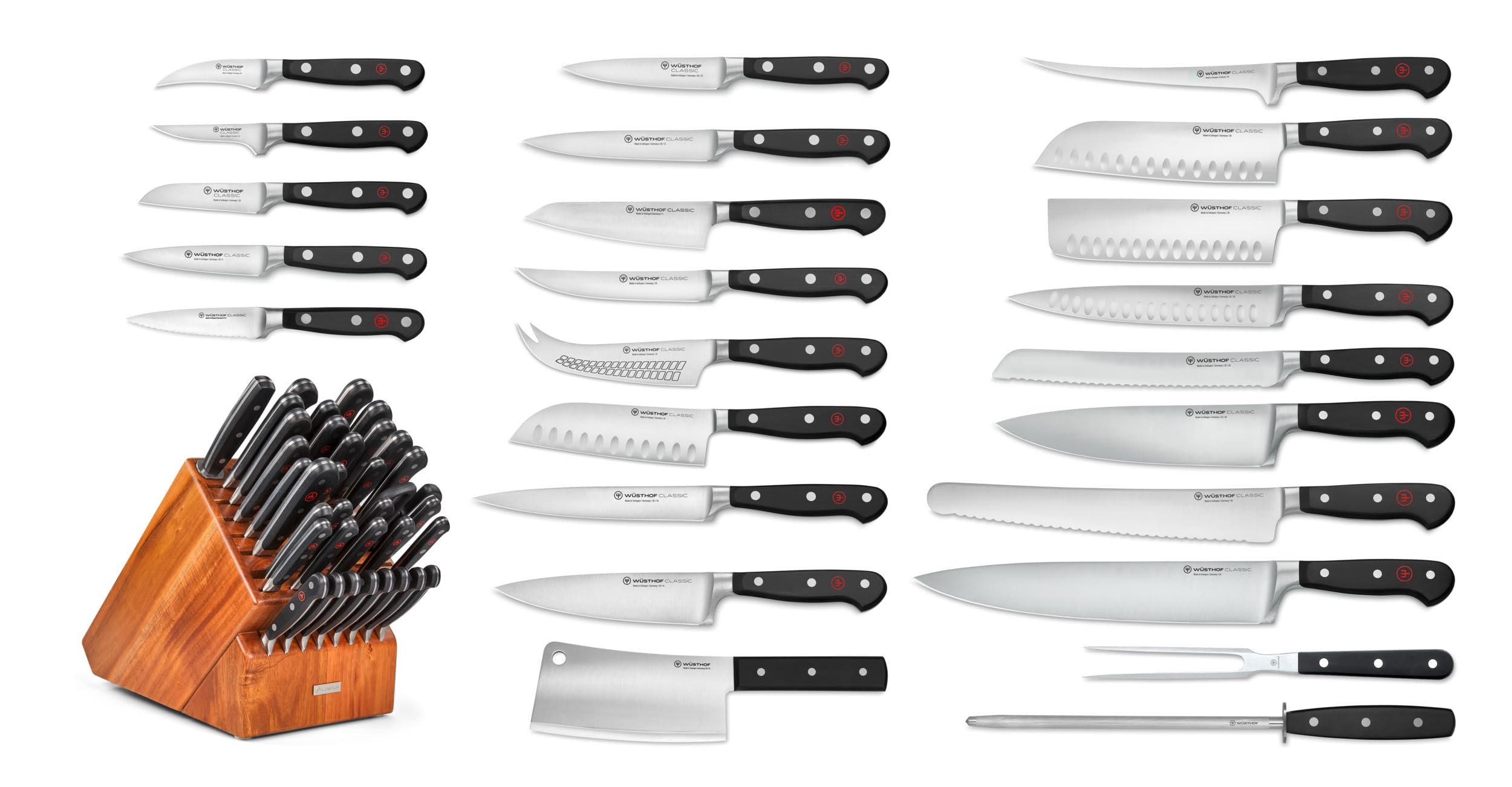 Amazon.com: WÜSTHOF Classic 36-Piece Block Set : Home & Kitchen