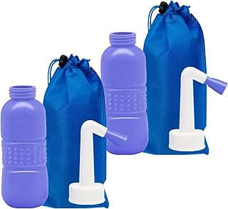 Portable Bidet Spray Handheld,Personal Bidet Sprayer for Kids Ass Washing,Personal Hygiene Bathroom Aid Pregnant Women Cleansing, Postpartum Clean ，with 450ML Water Capacity and Angled Nozzle (1)