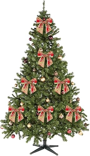 Miniatura 6 de Cinta con alambre para el día de San Valentín, cinta de arpillera roja de 2.5 pulgadas y 10 yardas para envolver regalos, cinta de búfalo de corazón