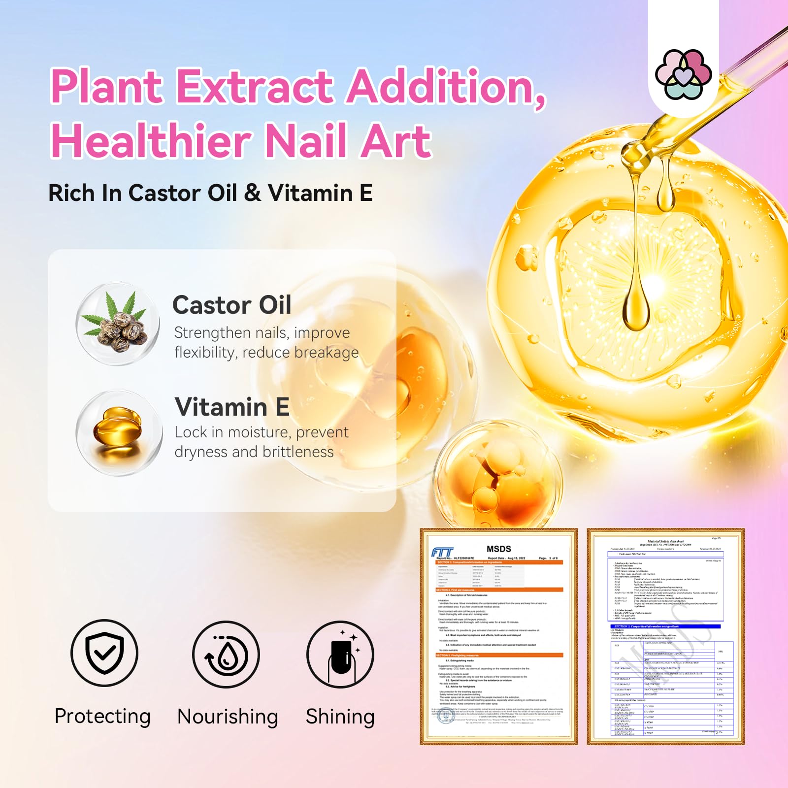 Saviland 15ML Cat Eye Gel Polish with Magnet: Magnetic Gel Nail Polish with Castor Oil Vitamin E Reflective Shining Soak Off UV LED Gel Polish for Home DIY Salon (Silver)