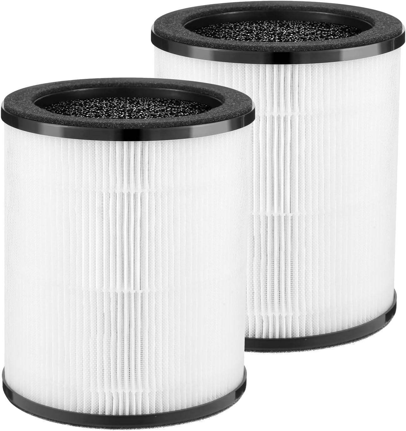 AIUZLK KJ80 replacement filter compatible with AIUZLK KJ80 and Druiap KJ80 air purifiers,360° filtration,3-in-1 filter with H13 True HEPA,2 pack