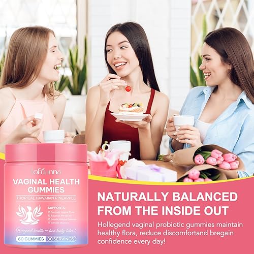 Miniatura 7 de Gomitas femeninas de fuente de probióticos vaginales de primera calidad, suplemento de salud vaginal, fuente vital, gomitas femeninas para mujeres,