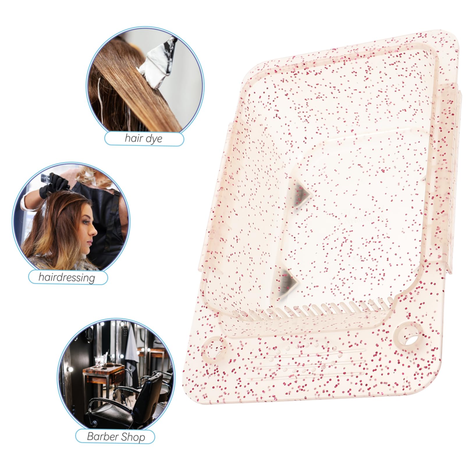 TOVINANNA Diy Hair Dye Mixing Bowl Hair Bowl Brush for Professional/personal Use Pink Mixing Bowl Set Hair Dye Supplies