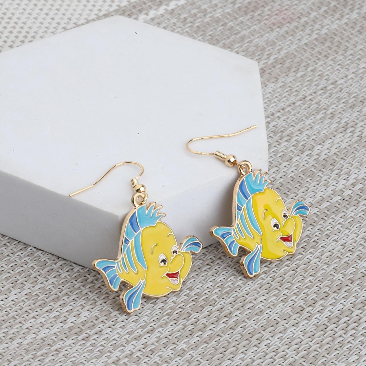 AKTAP Movie Inspired Fl-der Earrings: Hypoallergenic Metal Stud Earrings - Cartoon Fish Fans Gifts Ocean Themed Jewelry - Image 4