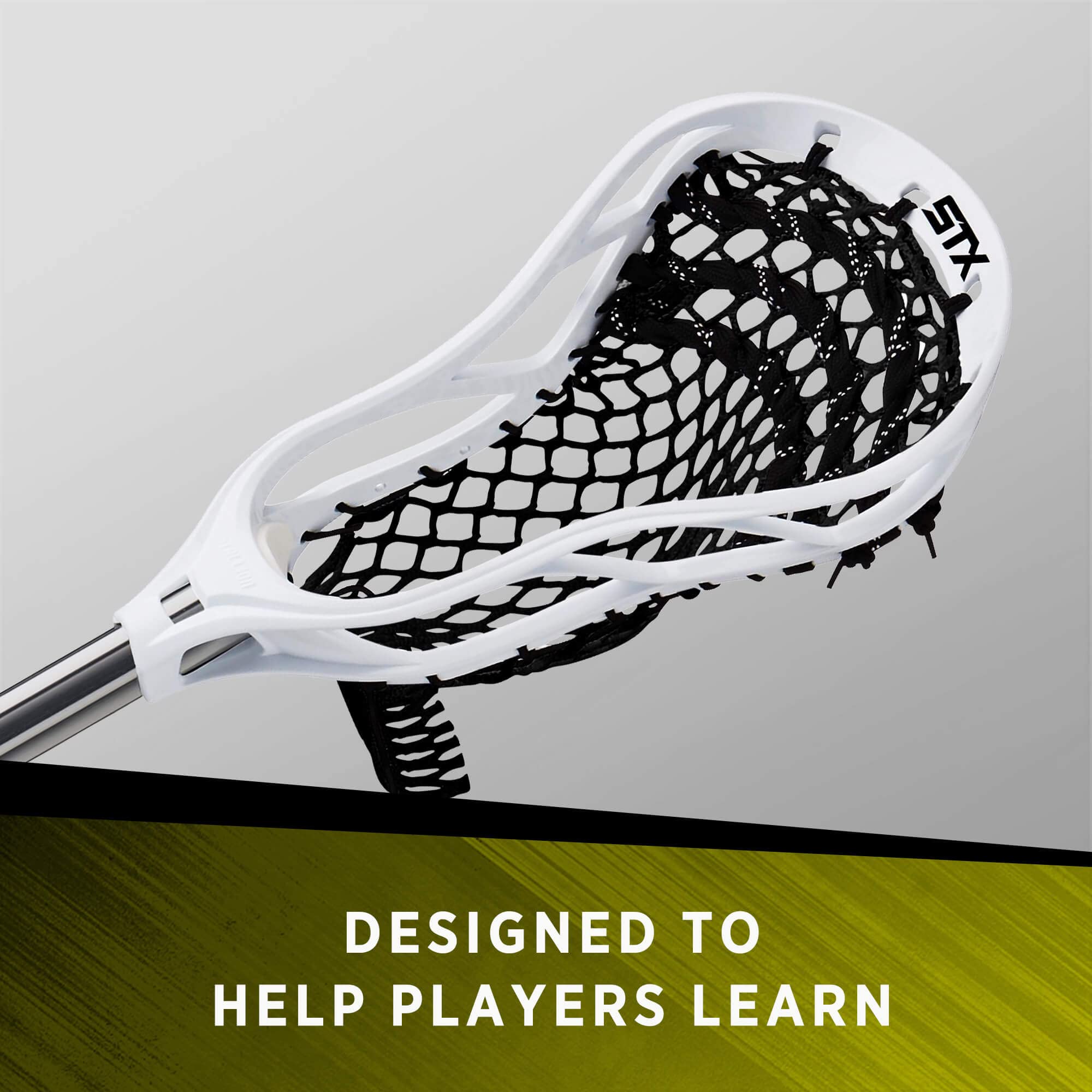 STX Lacrosse Stallion 50 Youth Lacrosse Complete Stick PlatinumWhite 39 product thumbnail 8