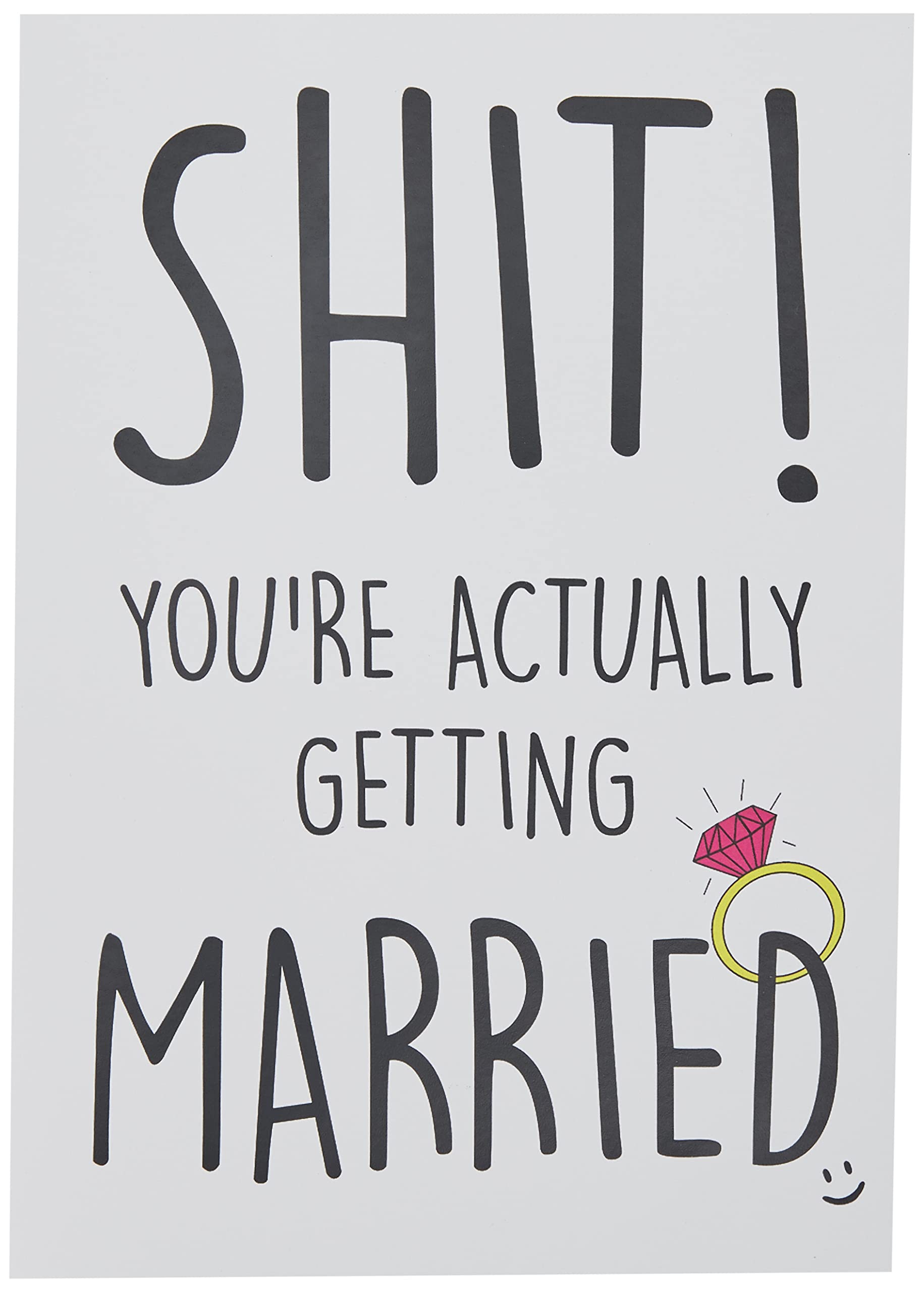 Funny Engagement Cards Shit You're Getting Married Engagement Card Bestie Engagement Card Friend Engaged Card Engaged Newly Engaged PC470