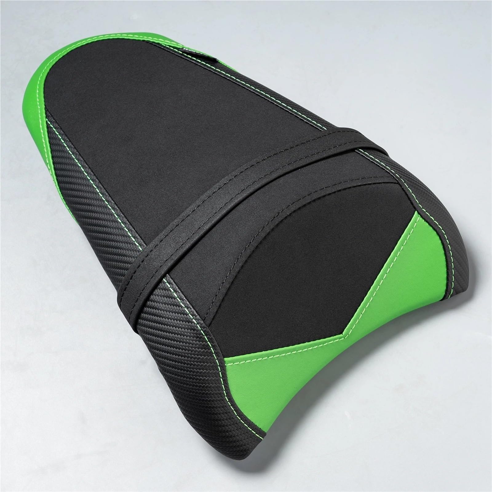 Fotel motocyklowy Poduszka tylnego siedzenia pasuje do Kawasaki Ninja 650 Z650 2017-2025 poduszka tylnego siedzenia pasażera poduszka Pad akcesoria motocyklowe(Green)