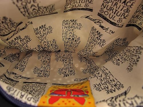 Miniatura 3 de Laurel Burch - Bolso cruzado con diseño de lunares, gatos, Metálico