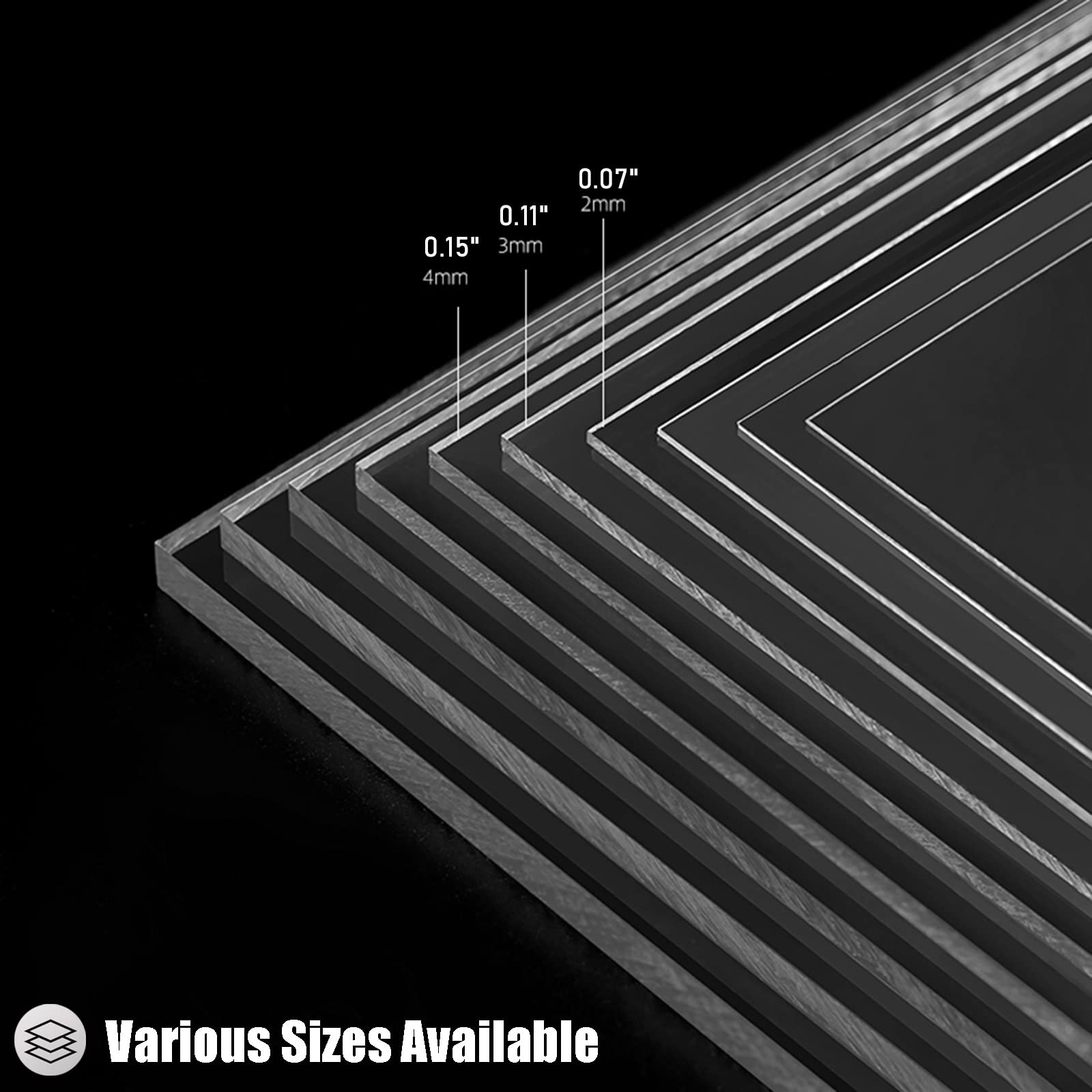 Hoja de Acrílico metacrilato transparente plancha 60 80 100 122 156 Cm Ancho Placa Acrílica Transparente Panel De Plástico Plegable Para Toldos Exteriores Invernadero Barrera De Seguridad Proyectos De