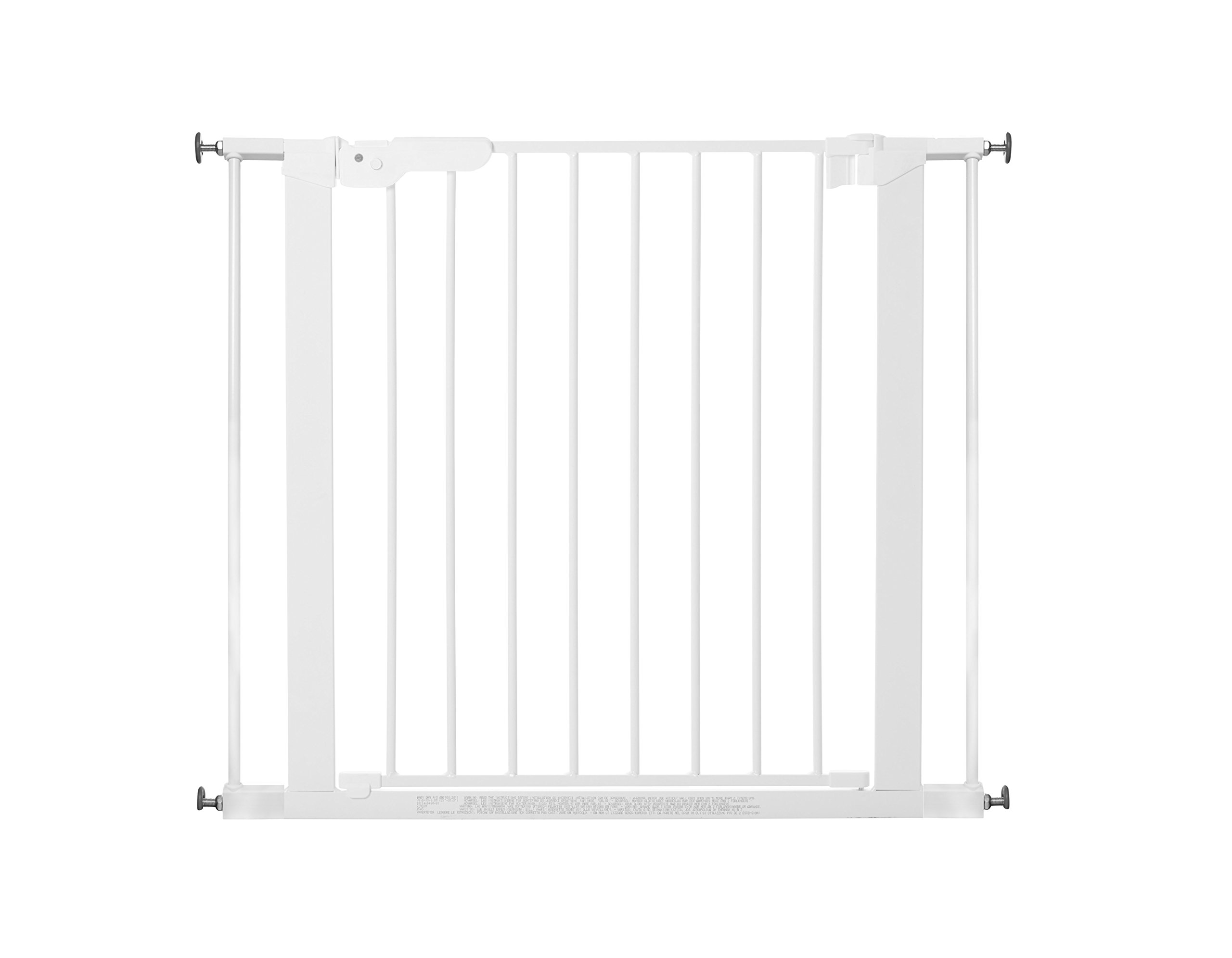 BabyDan Protector de escalera Premier de 99-106,3 cm, extra ancho, para bebés, metal negro, fabricado en Dinamarca (protector para perros) — view 15