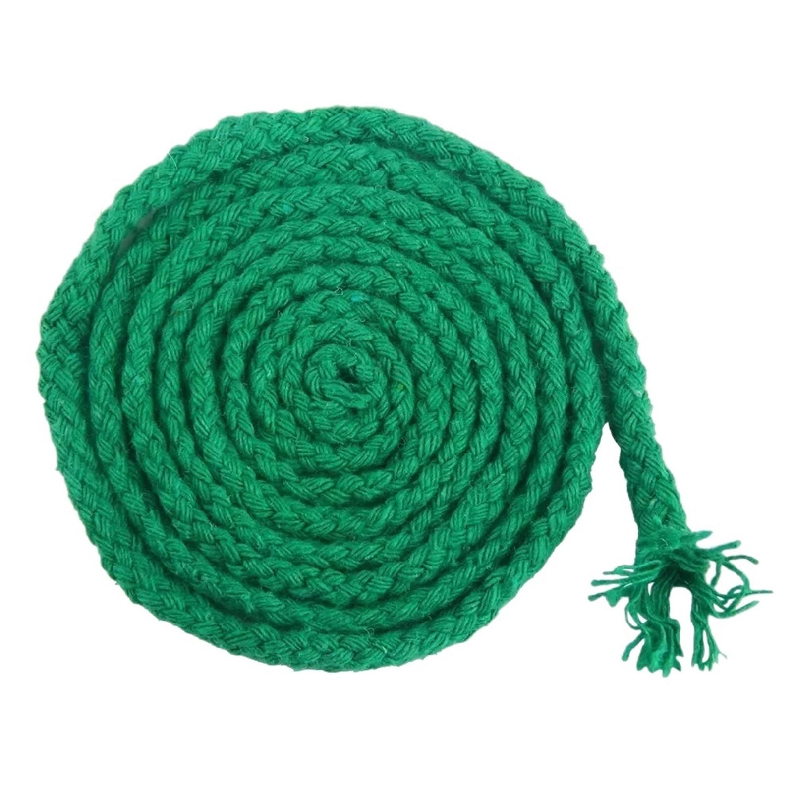 Cotton Macrame Cord 20M 5/7mm Twisted Cotton Cords Braided String Ropes Bag Strap Rope Clothes Home Textile Macrame Thread Cord Sewing Accessories(Green1,5mm)
