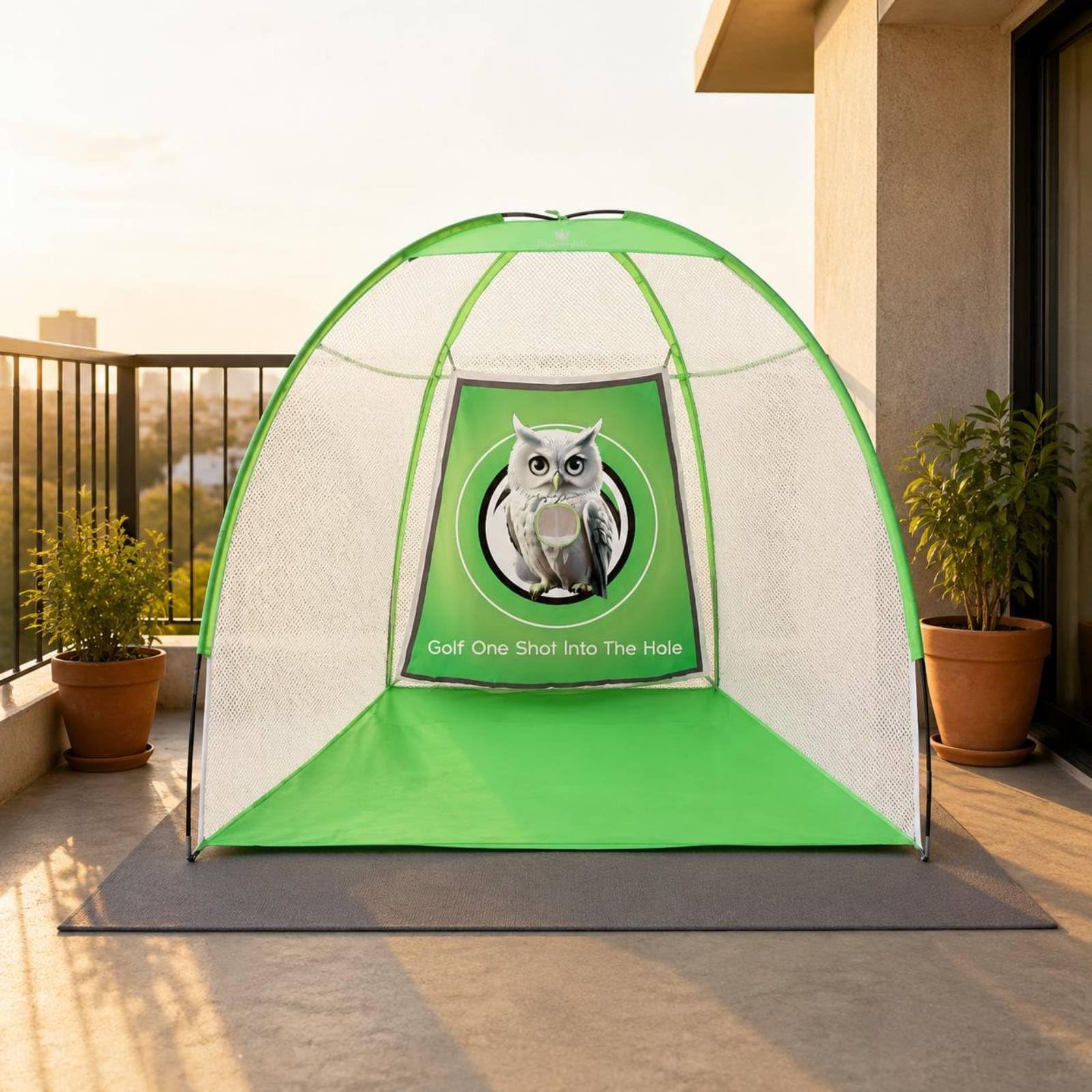 TISHITA Rete da Golf Rete Allenamento Golf Tenda Pratica Golf Rete Golf Bersaglio Struttura Stabile in Fibra di Vetro E Tessuto Resistente Pieghevole E