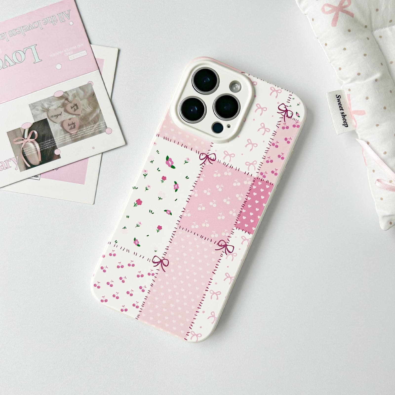 Amazon.co.jp: Lovmooful iPhone 16 Pro Max用 ケース キュート ピンク