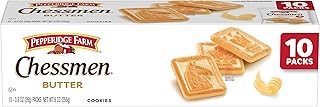Pepperidge Farm Chessmen Butter Cookies, 0.9 Oz Snack Pack, 10 Pk
