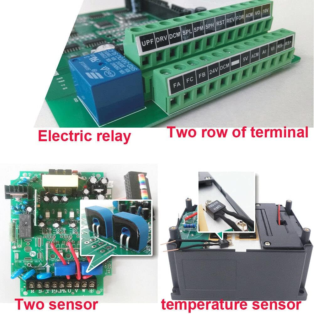 Internal Components: Electric Relay and Sensors