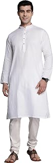Manyavar Men's Cotton Textured Kurta Pyjama Set (2pcs) Price In India