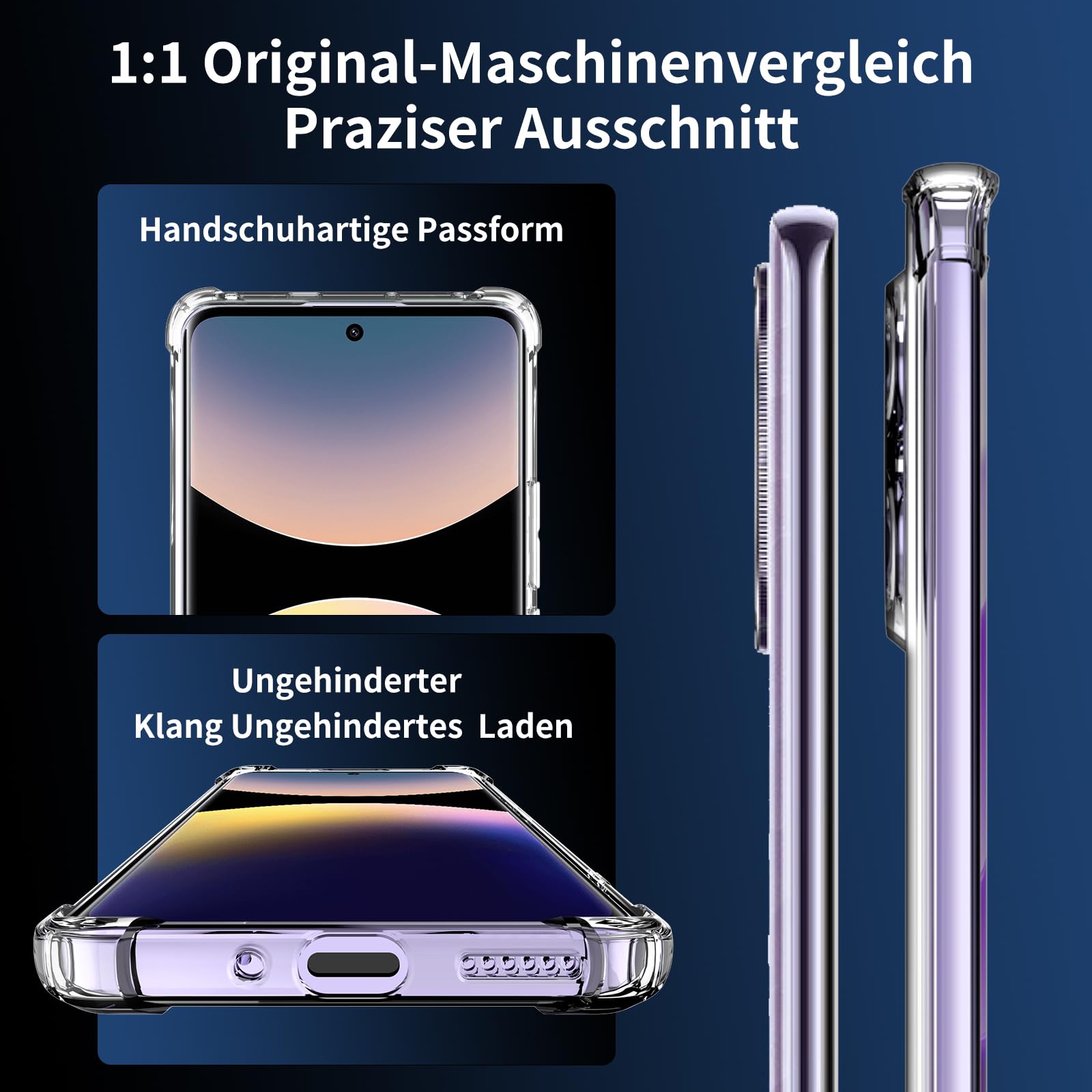 COPIKE Handyhülle Für Xiaomi Redmi Note 14 Pro 5G - Stoßfest & Vergilbungsfrei