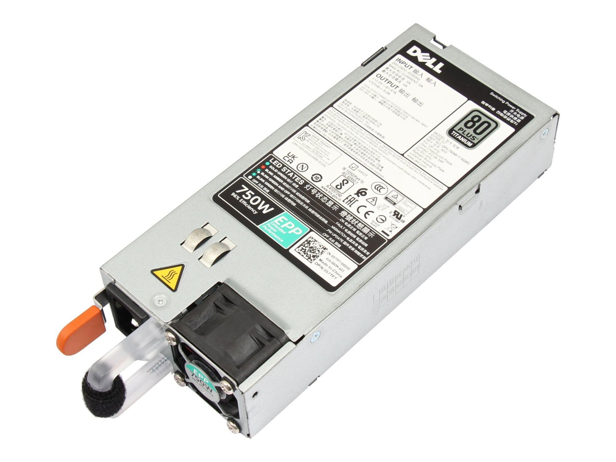 Dell D750E-S7 Original Fuente de alimentación del Servidor 750 vatios | para PowerEdge 1000, 2000, 6000, C, R, T
