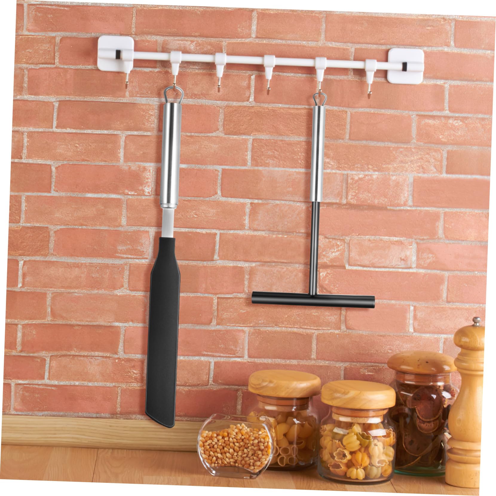 TOYANDONA Espátulas de Acero Inoxidable para Crema y Pancakes Rascador para Tartas y Crepes Herramientas de Repostería Duraderas y Seguras para Hornear