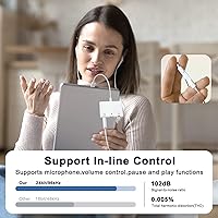 Vista 6 de Adaptador de Auriculares para iPad, Divisor de Auriculares para 2 Auriculares, Adaptador de Audio USB C a Jack de 3,5mm 3 en 1 con Carga Rápida