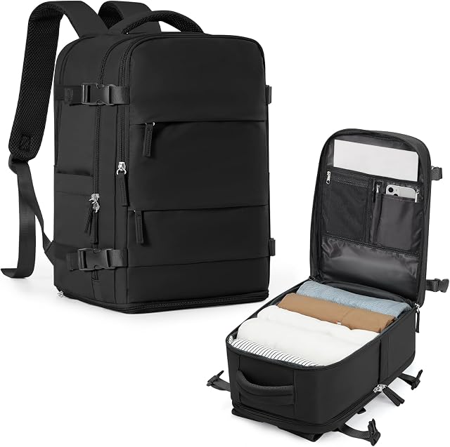 Vacuum Backpack Travel with Pump Ryanair Cabin Bag 40x30x20 Travel Backpack Women Men Carry On Backpacks 40x20x25