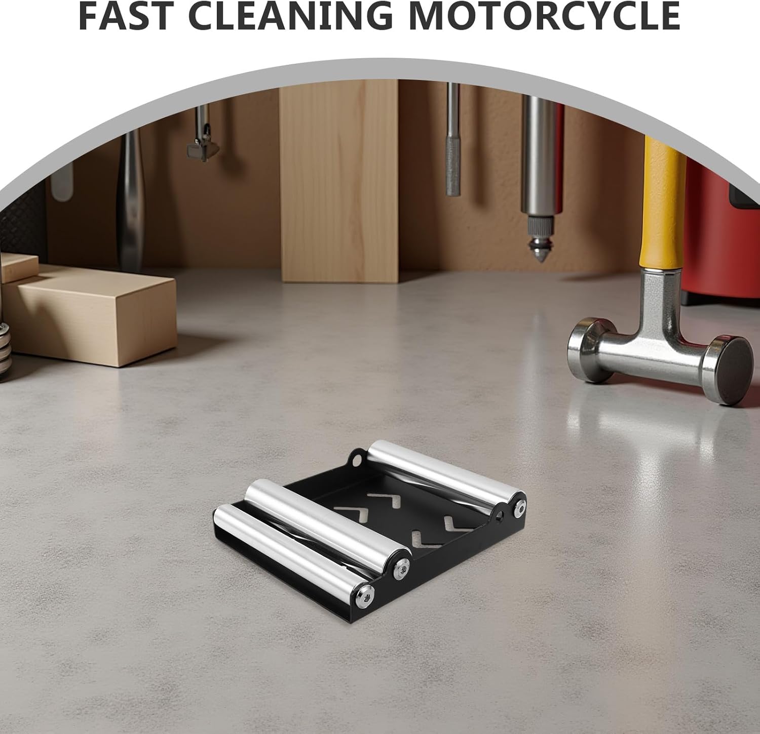 Alipis Motorcycle Cleaning Stand: Wheel Lubricator Stand Wheel Maintenance Rack for Chain Lubrication Adjustable Tire Cleaning Support Holder