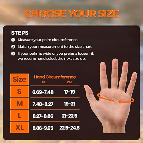 Miniatura 6 de rivmount Guantes ligeros de invierno para correr, pantalla táctil y forro térmico antideslizante, cálido guantes térmicos, clima fresco, conducción,