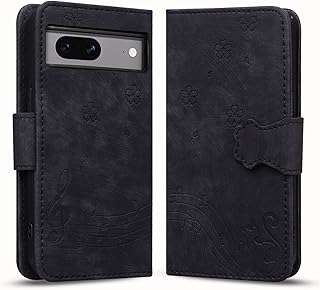 google pixel 7 ケース 手帳型 pixel 7 ケース 手帳型 グーグルピクセル7 ケース 手帳型 Google Pixel 7 カバー スタンド機能 pixel7 手帳ケース マグネット式 ピクセル7 ケース 手帳型 カードポケット付き 音楽子猫のパターン 全面保護 耐衝撃 横置き機能 ピクセル7 手帳型ケース 薄型 黒