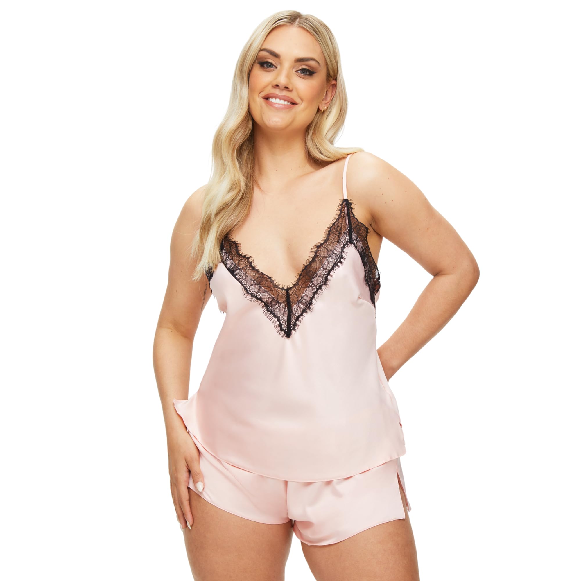Ann Summers Cerise Satin Cami Set for Women