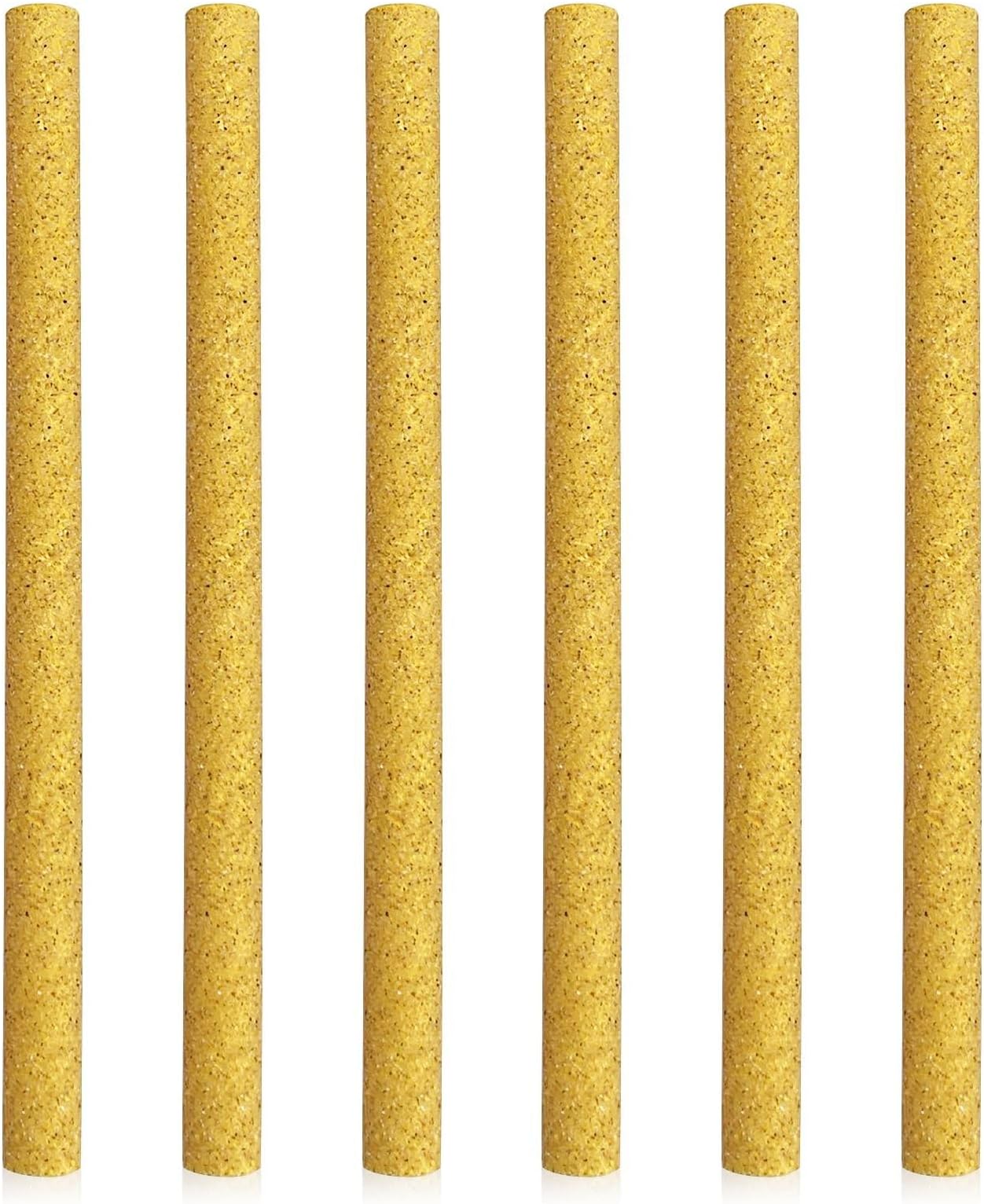 S&X Small Bird Perch Covers, Sand Perch Covers Sandpaper for Budgies, Canaries, Parakeets, Lovebirds and Other Small Birds, 6-Pack