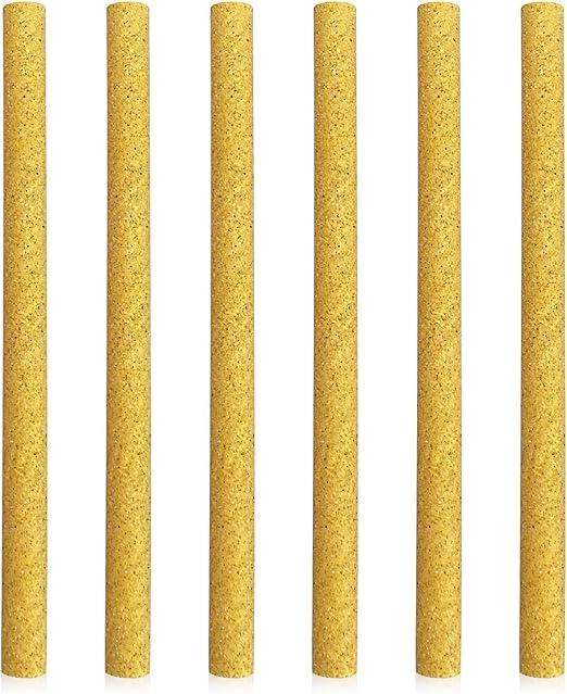 S&X Small Bird Perch Covers, Sand Perch Covers Sandpaper for Budgies, Canaries, Parakeets, Lovebirds and Other Small Birds, 6-Pack