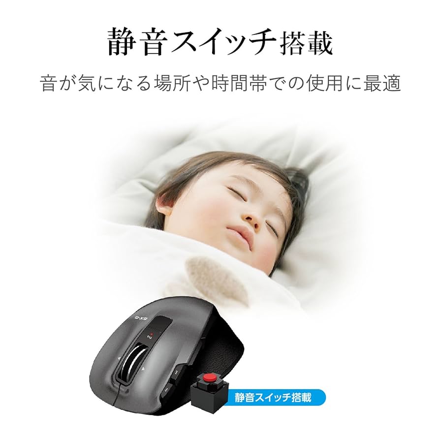 Amazon.co.jp: エレコム マウス ワイヤレス (レシーバー付属) M