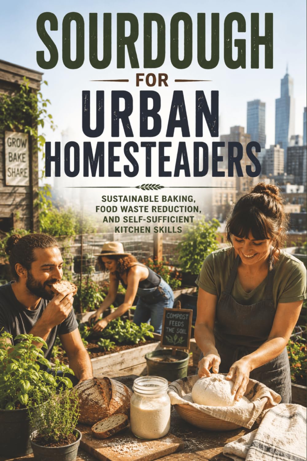 Sourdough for Urban Homesteaders: Sustainable Baking, Food Waste Reduction, and Self-Sufficient Kitchen Skills