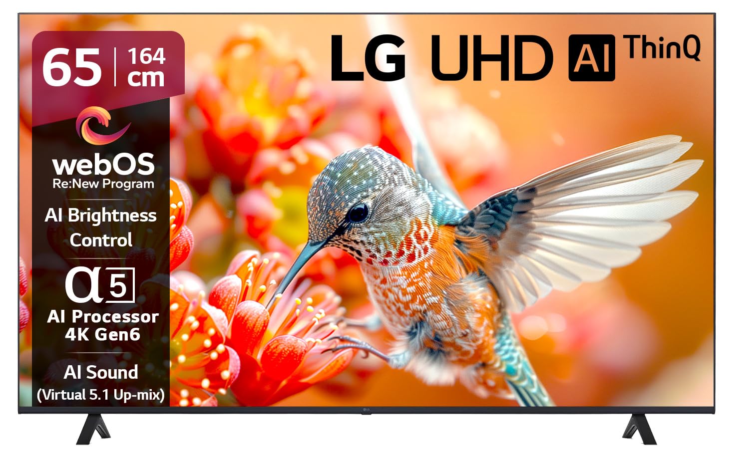 LG 164 cm (65 inches) 4K Ultra HD Smart LED TV 65UR7500PSC (Dark Iron Gray)