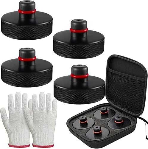 Almohadilla de elevación para Tesla Modelo 3SXY, discos de elevación con una caja de almacenamiento, kit de herramientas de adaptador de almohadilla