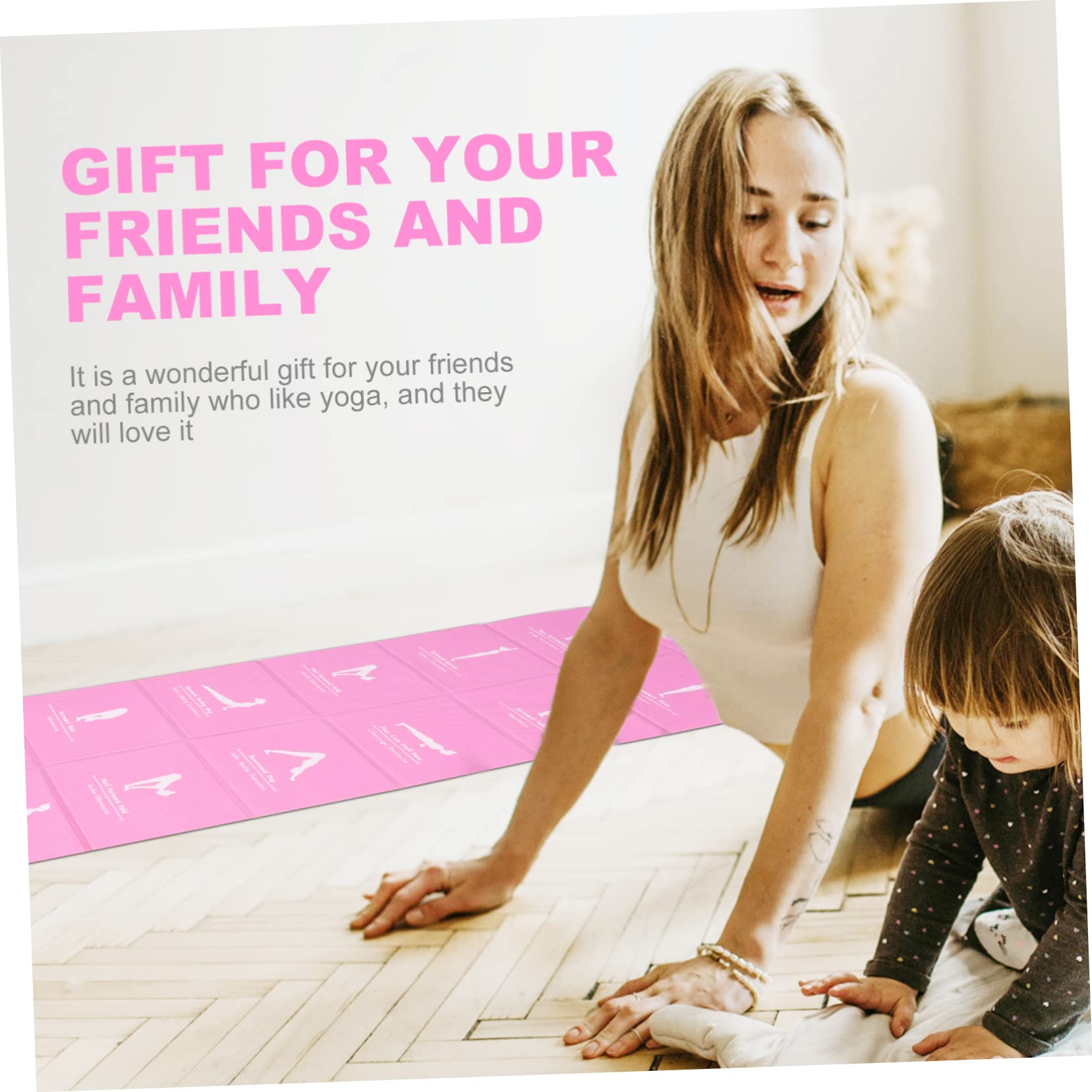 Rutschfeste Yogamatte für Frauen Fitnessmatte mit Leichtem Design für Yoga und Bodenübungen Tpe Tragetasche Hochwertige Langlebige Fitnessunterlage