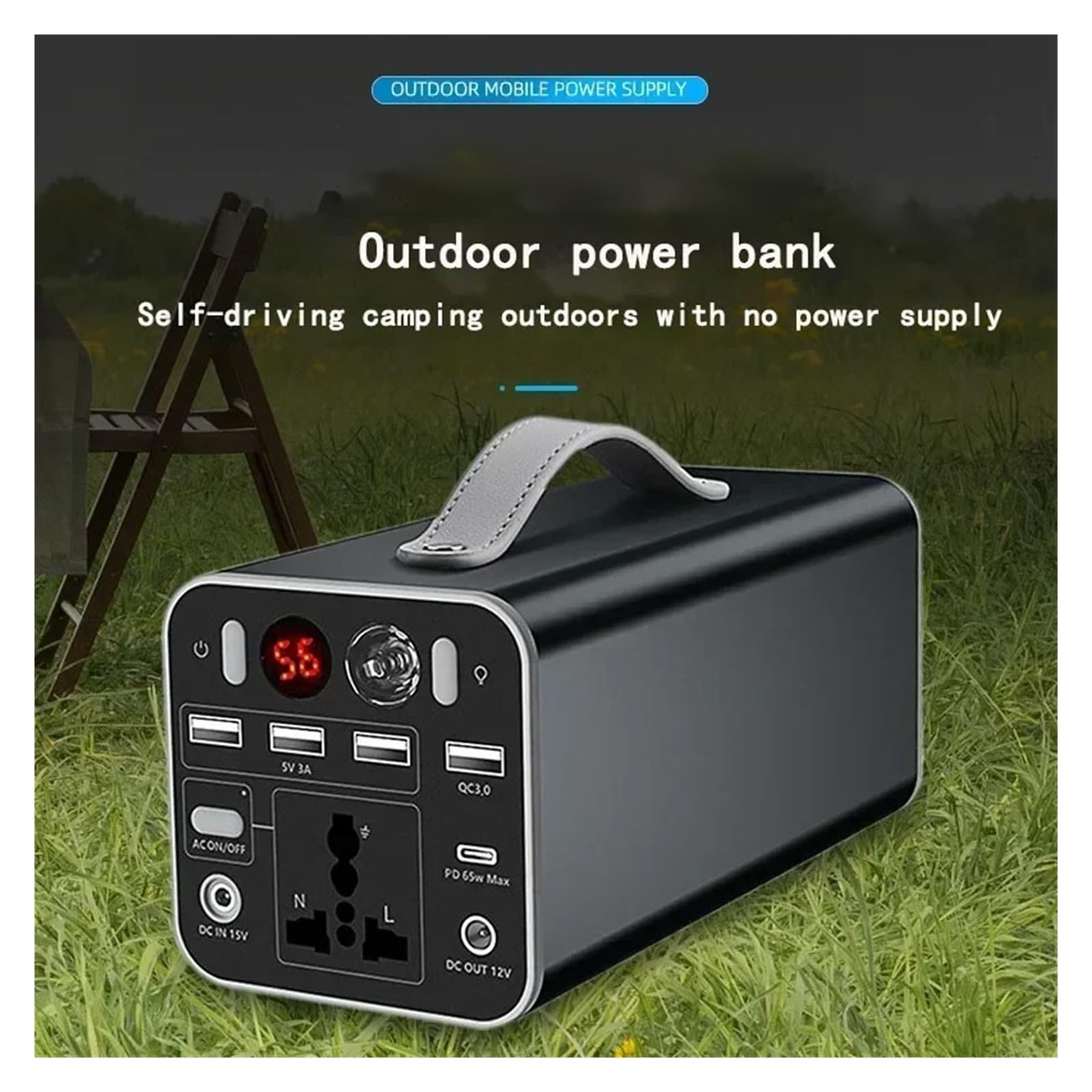 42000mAh Portable Puissance 150W Station Générateur Batterie AC DC Sortie Chargeur Extérieur Alimentation De Secours Externe Recharge Ultra Rapide