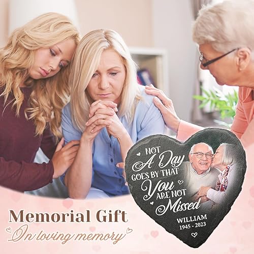 Miniatura 2 de Pawfect House Piedra conmemorativa personalizada, regalos de condolencias por la pérdida de un ser querido, mamá, papá, regalos conmemorativos por