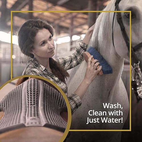 Miniatura 7 de Kavallerie Almohadilla de gel para sillín  Ayuda con puente de silla, dolor de espalda, espalda balanceada, alta marchitud, almohadilla inglesa a