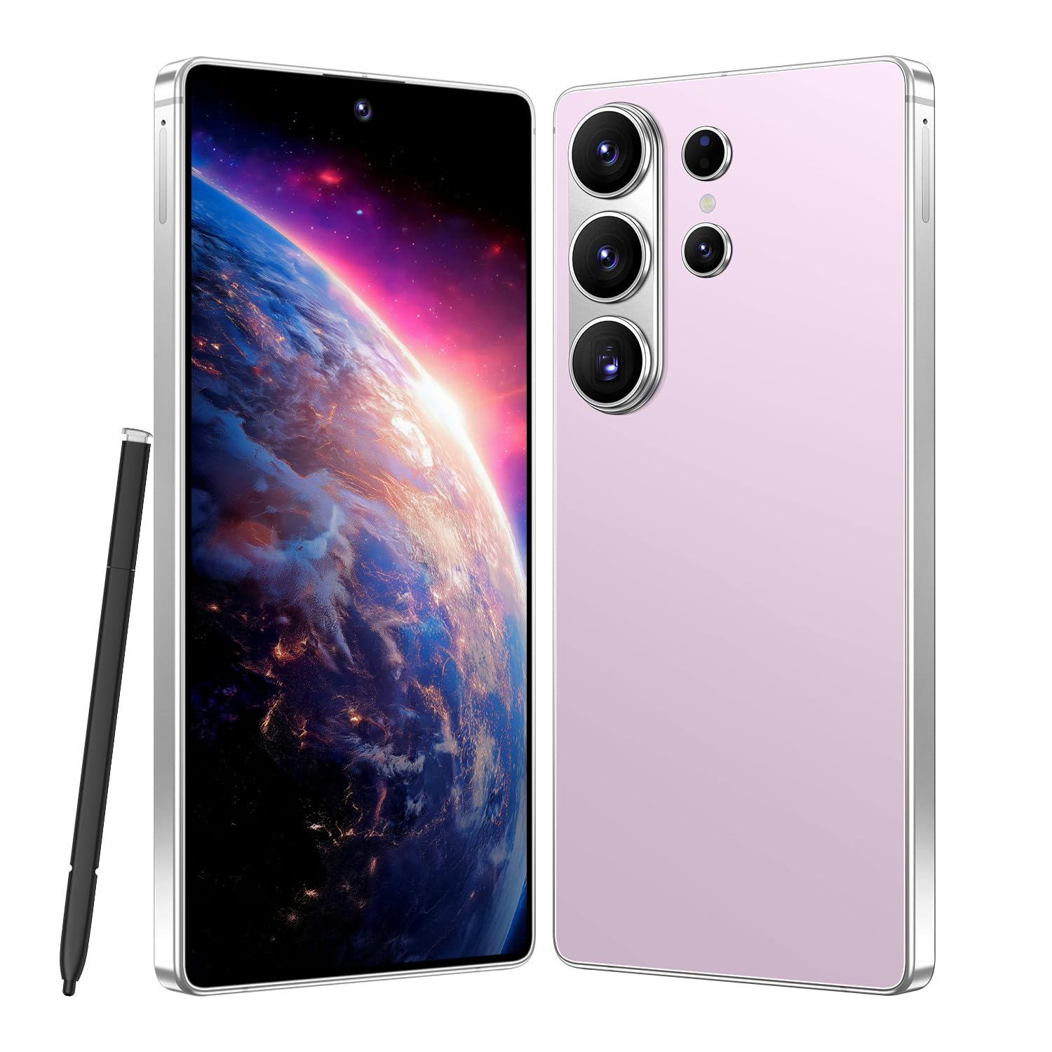I26 Ultra Unlocked Smartphone,6.99" HD+ Display,Built in Pen,16+512GB Unlocked Phone,Snapdragon 8 Gen4,7000mAh Dual Speakers 5G/Face ID/Fingerprint Lock/Dual SIM/GPS(Gray) — view 9